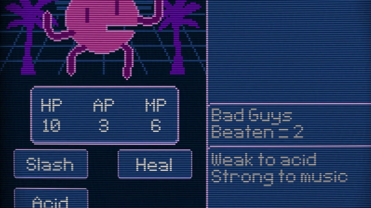 Vaporwave Battler — Screenshot 1