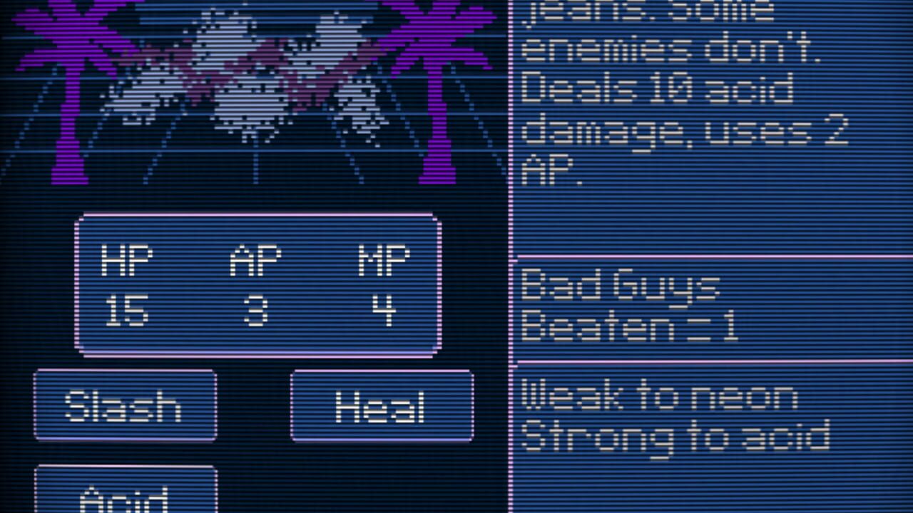 Vaporwave Battler — Screenshot 3