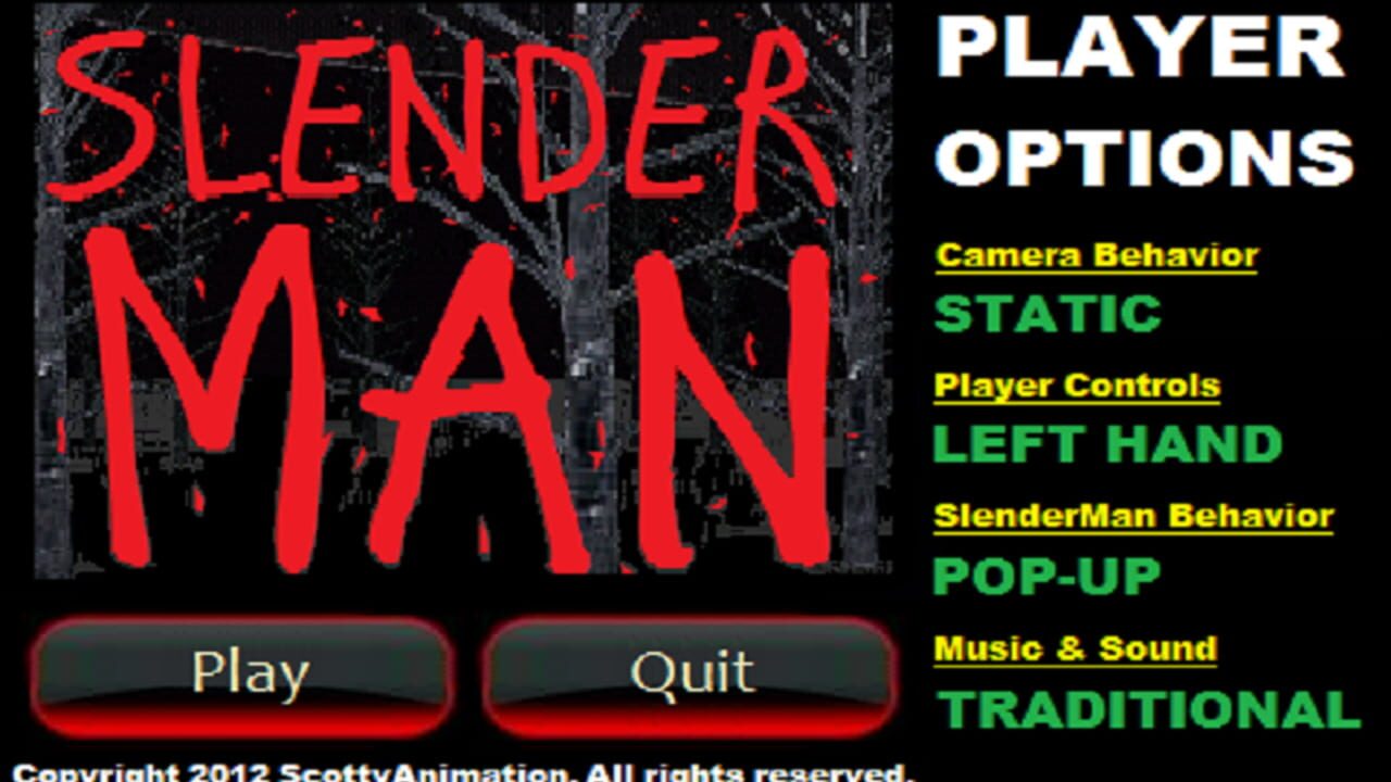 Slender Man Retro Screenshot 1