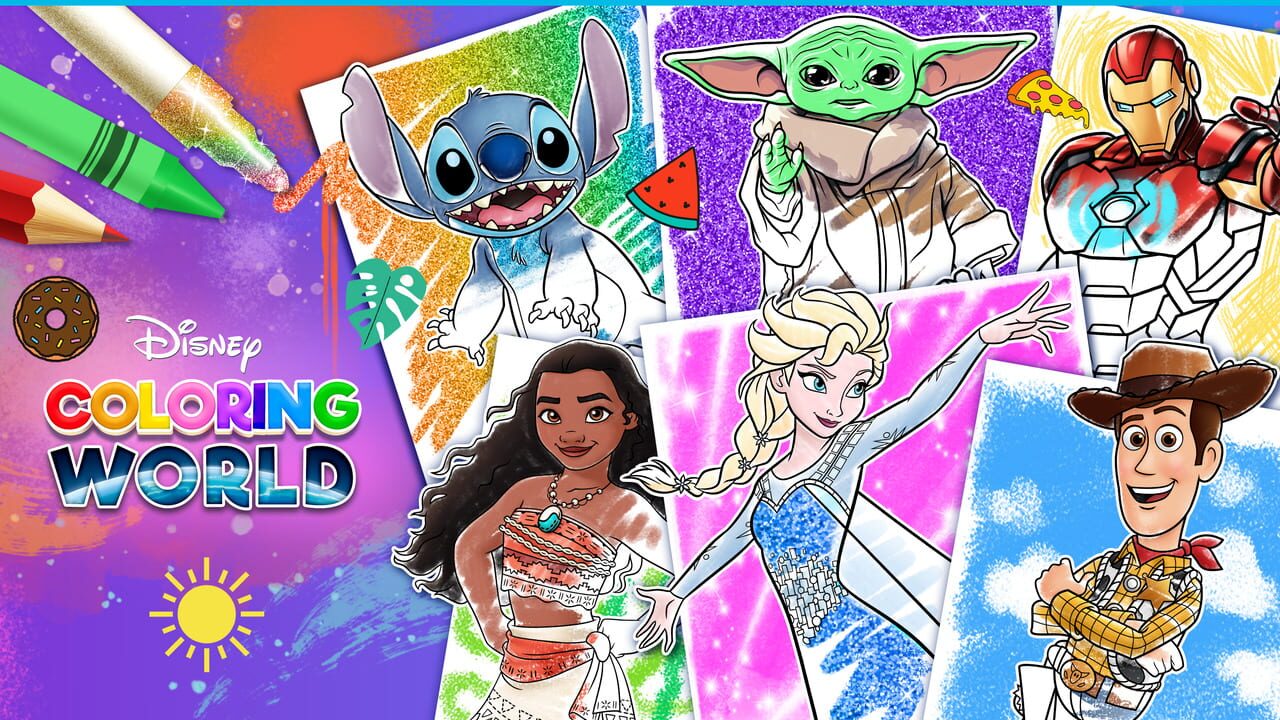 Disney Coloring World Screenshot 1