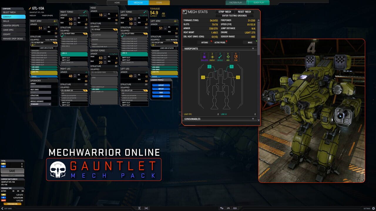 MechWarrior Online: Gauntlet Mech Pack — Screenshot 4