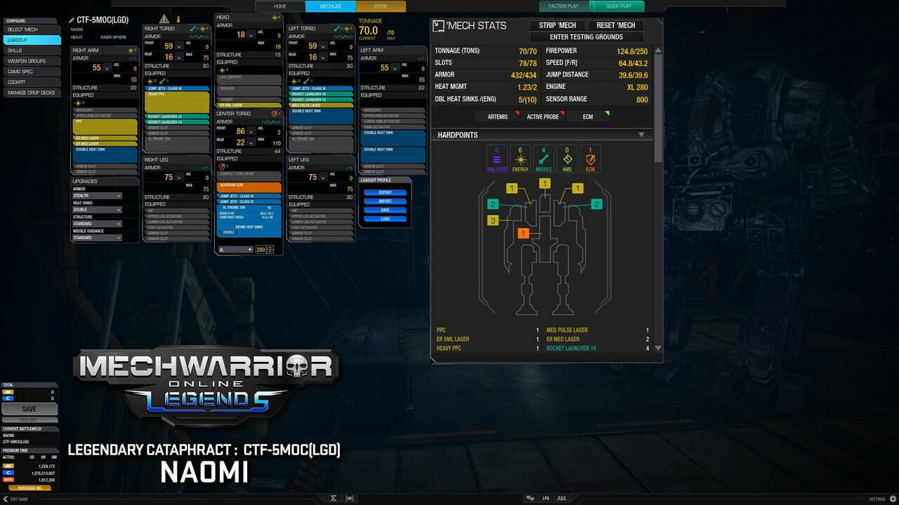 MechWarrior Online: Naomi Legendary Mech Pack — Screenshot 3