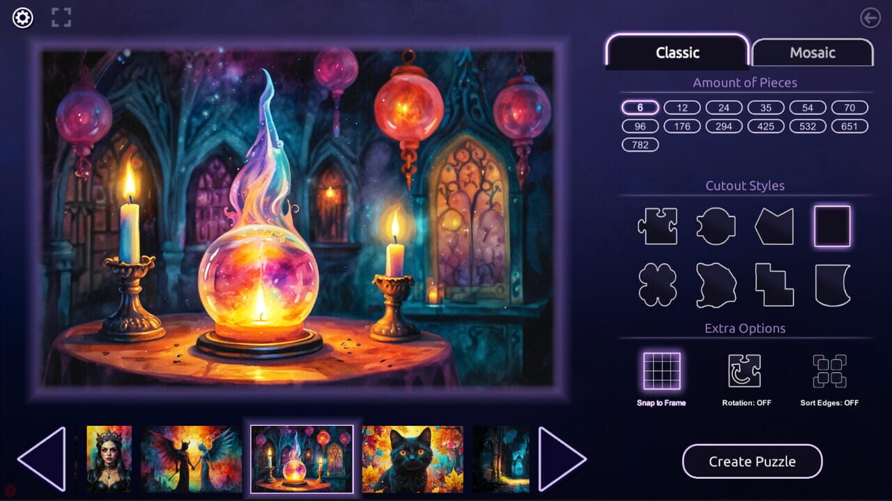 Master of Pieces Jigsaw Puzzle: Haunted Lights — Screenshot 4
