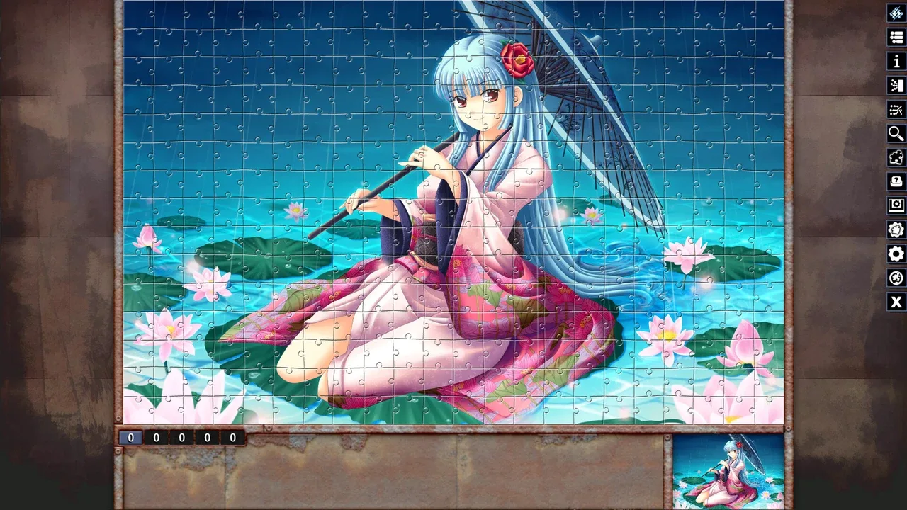 Pixel Puzzles: Illustrations & Anime - Jigsaw Pack: Geishas screenshot 3