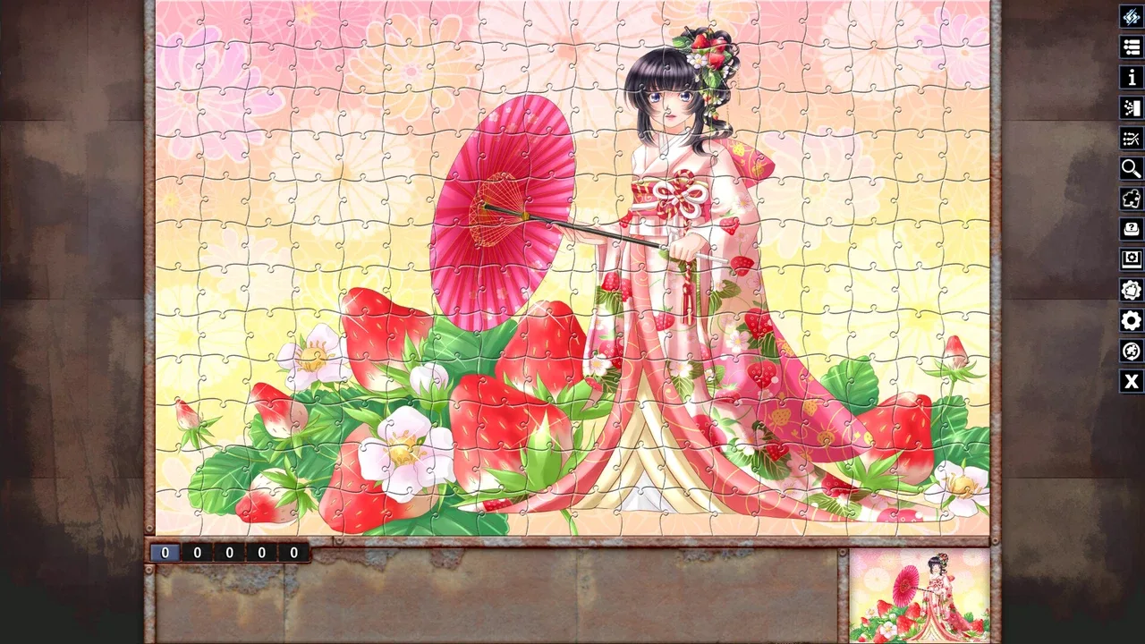 Pixel Puzzles: Illustrations & Anime - Jigsaw Pack: Geishas screenshot 1