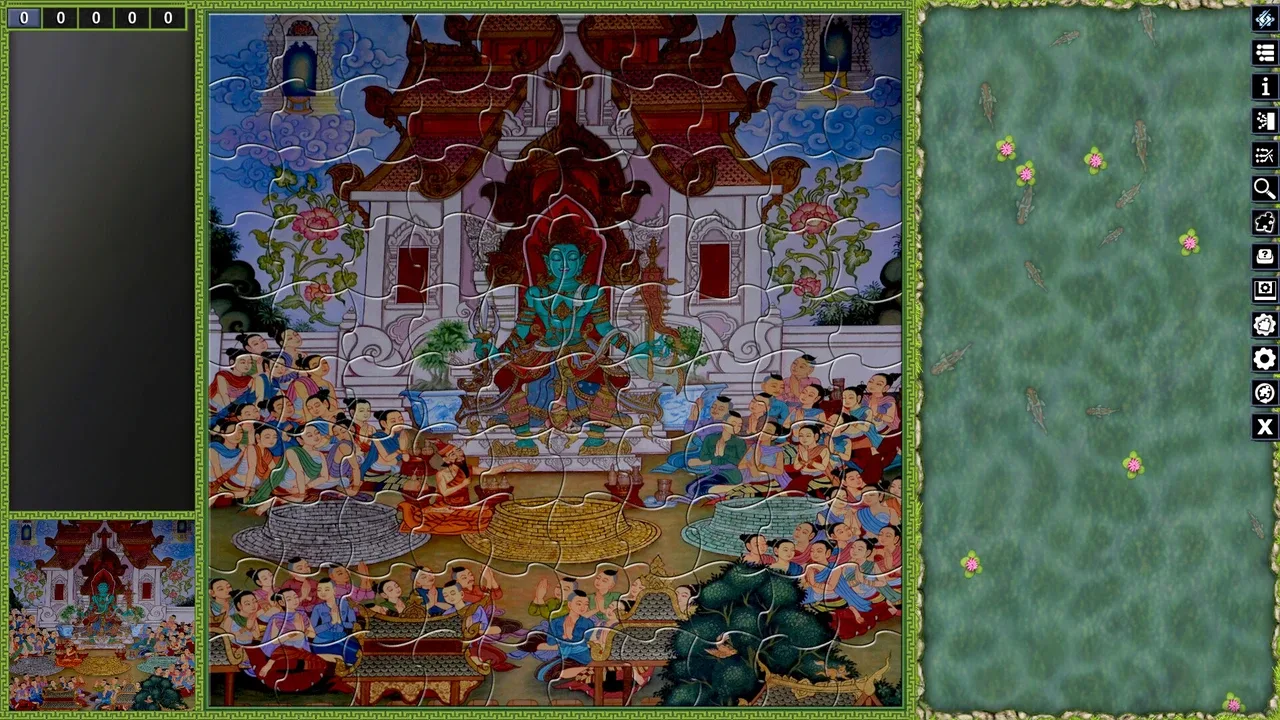Pixel Puzzles: Illustrations & Anime - Jigsaw Pack: Thai Paintings screenshot 9