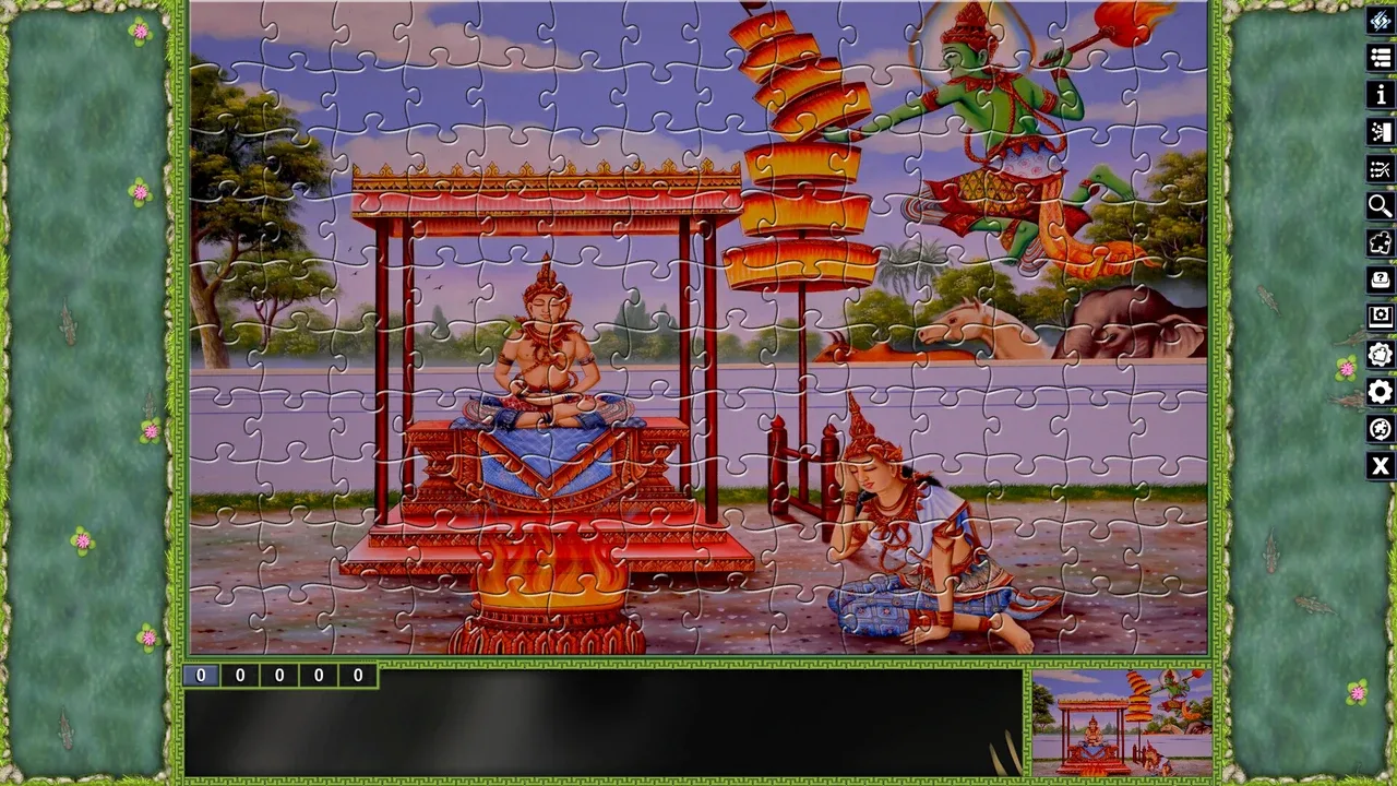 Pixel Puzzles: Illustrations & Anime - Jigsaw Pack: Thai Paintings screenshot 4
