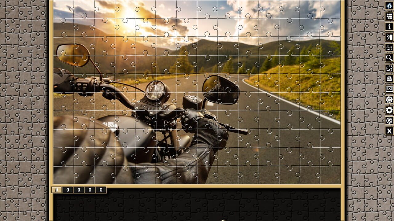 Pixel Puzzles Traditional Jigsaws: Motorbikes — Screenshot 4