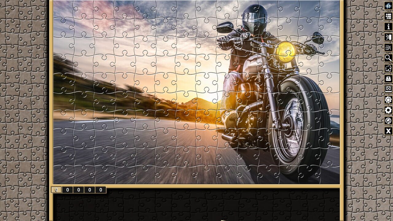 Pixel Puzzles Traditional Jigsaws: Motorbikes — Screenshot 5