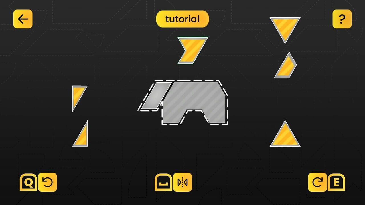 Tangram Collection: Rabbit Puzzle Pack — Screenshot 2