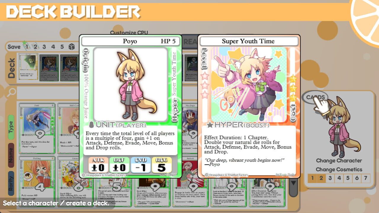 100% Orange Juice: Poyo & Chuu Character Pack — Screenshot 5