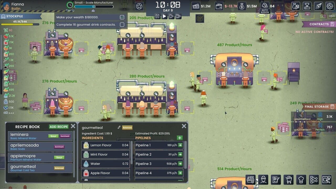 Fizz Flow: Factory Management — Screenshot 3