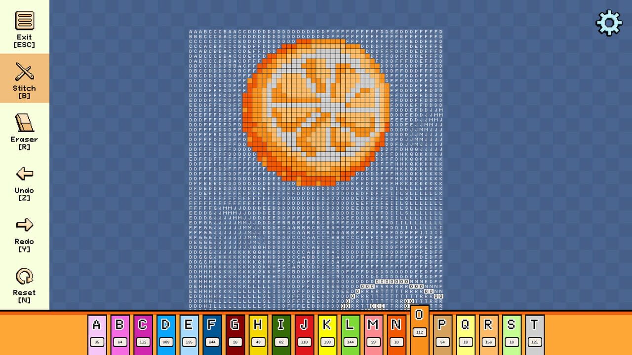 Pixel Cross Stitch: Color by Number - Summer Pack — Screenshot 2