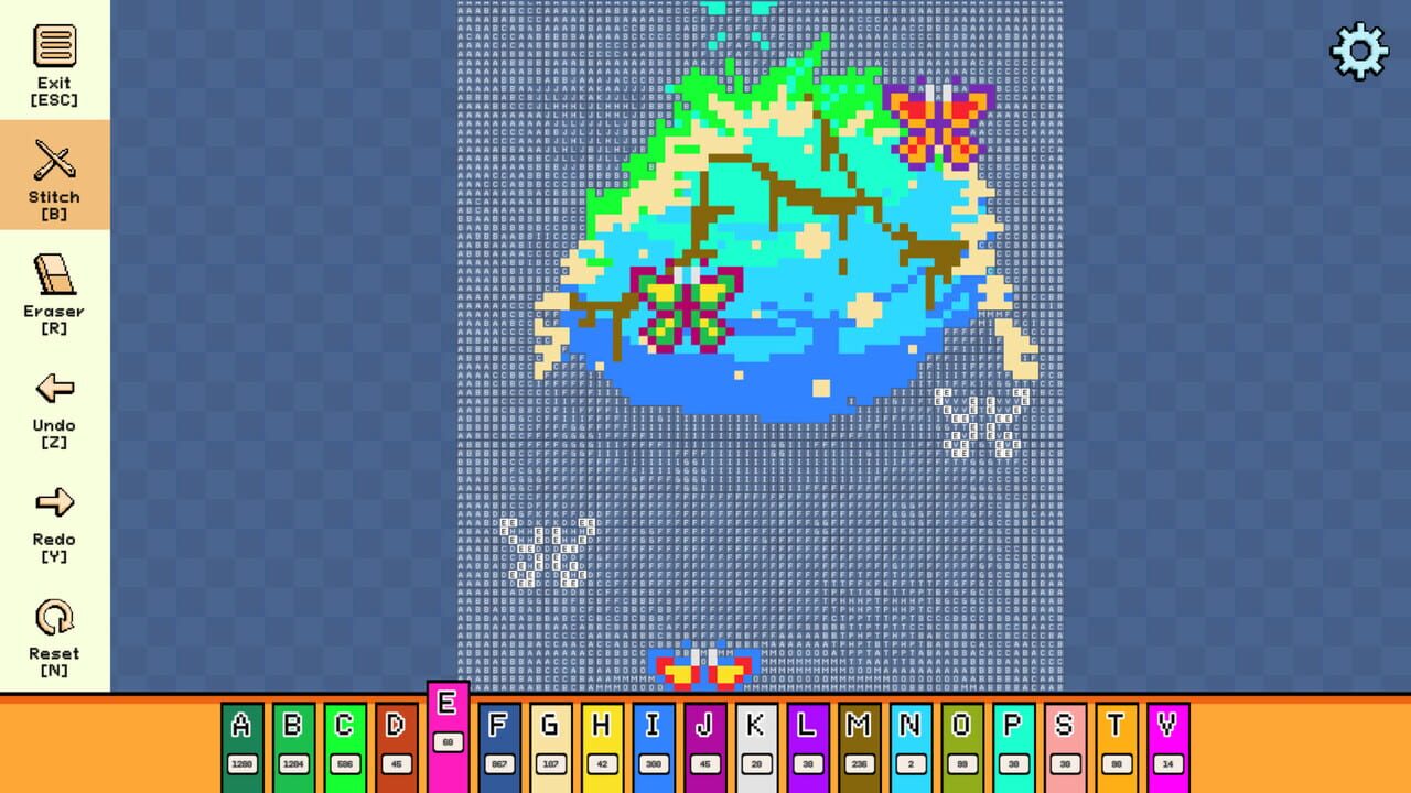 Pixel Cross Stitch: Color by Number - Enchanted Worlds Pack 2 — Screenshot 4
