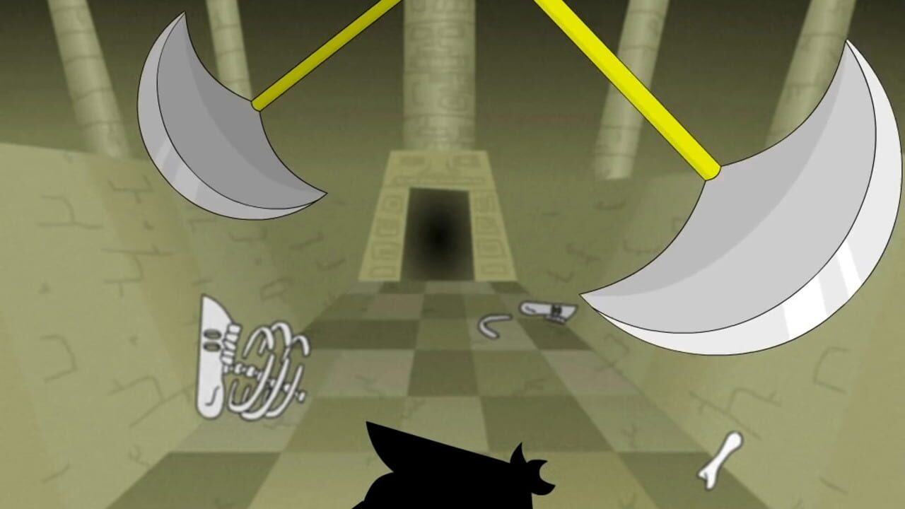 Blue Laserdisc Challenge Screenshot 1
