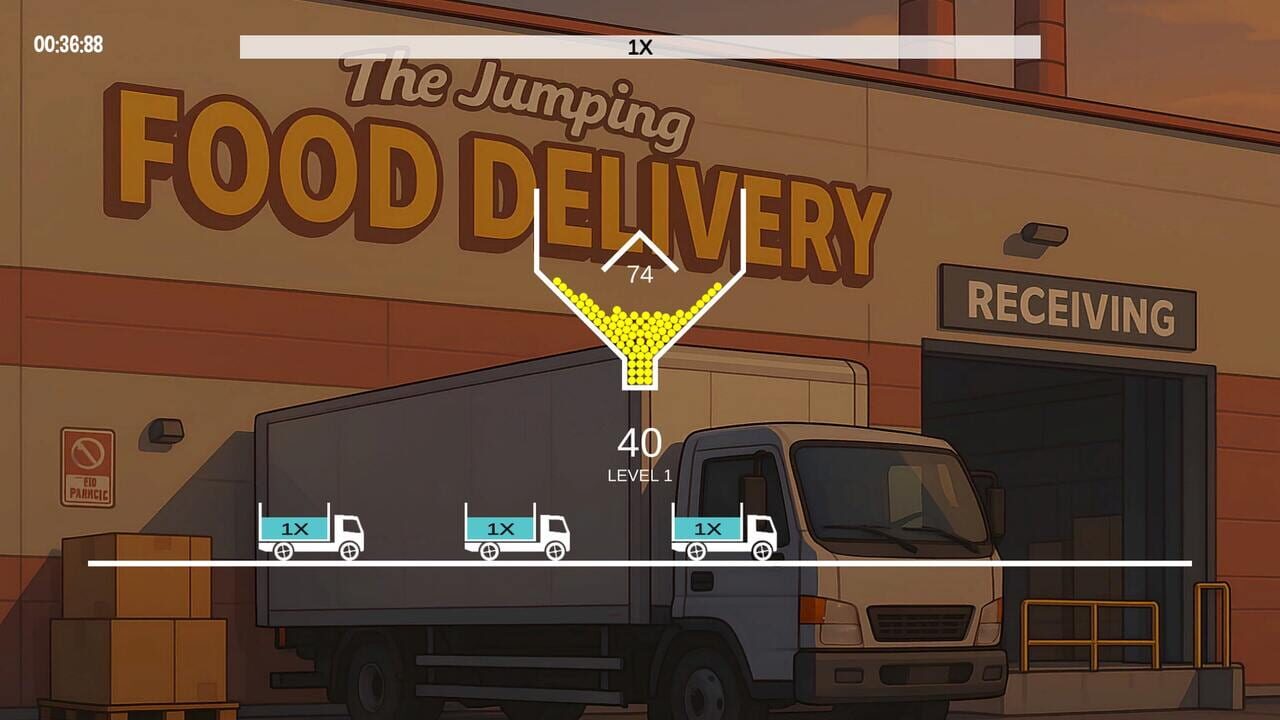 The Jumping Food Delivery — Screenshot 2