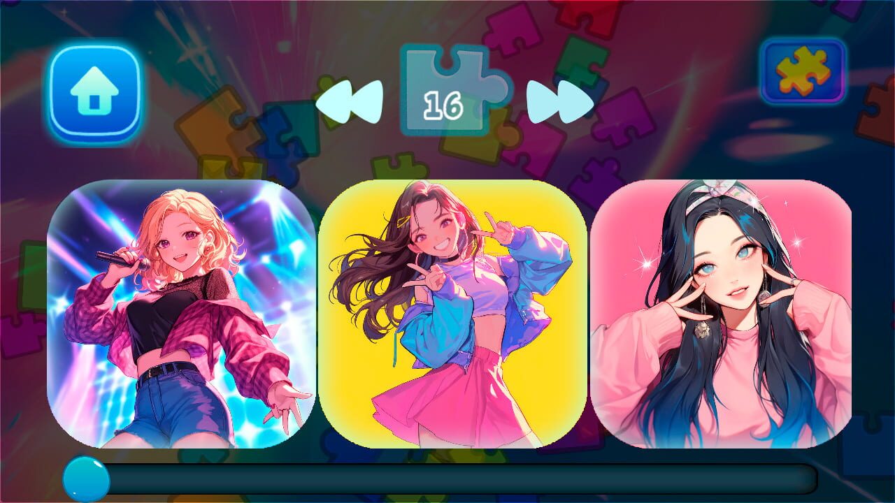 K-Pop Puzzle Idols: Music Festival — Screenshot 1
