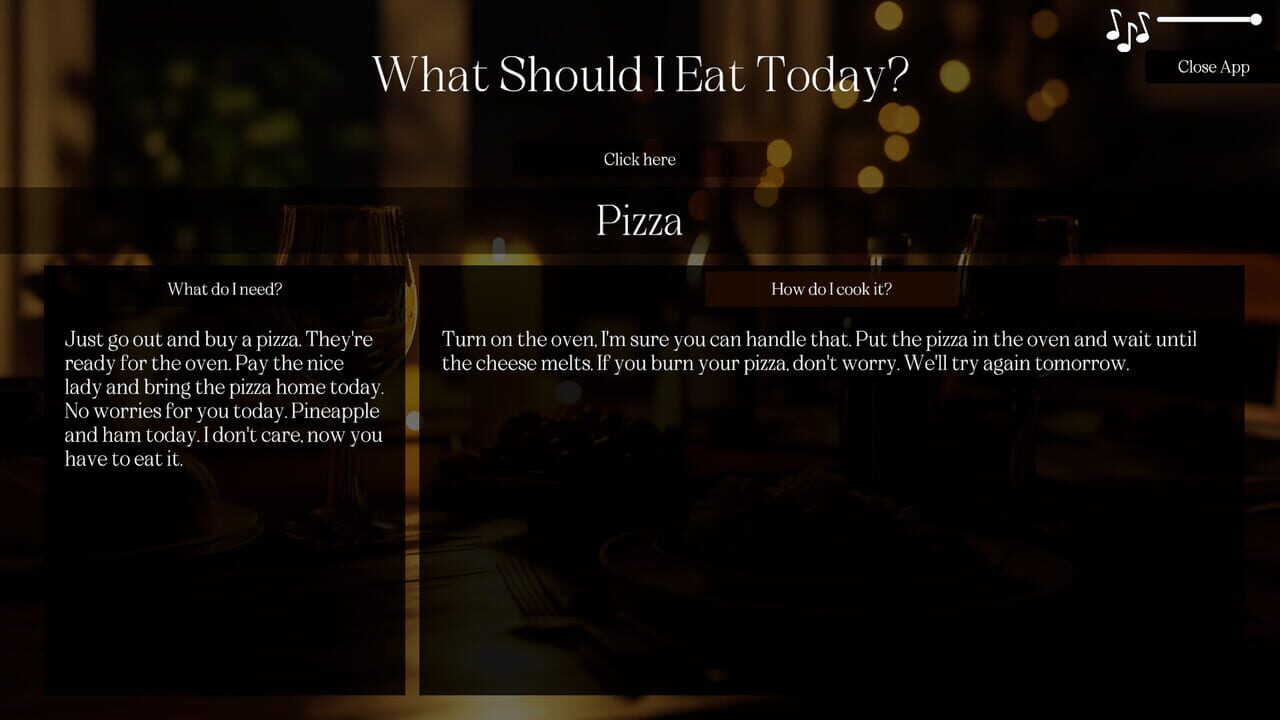 What Should I Eat — Screenshot 3