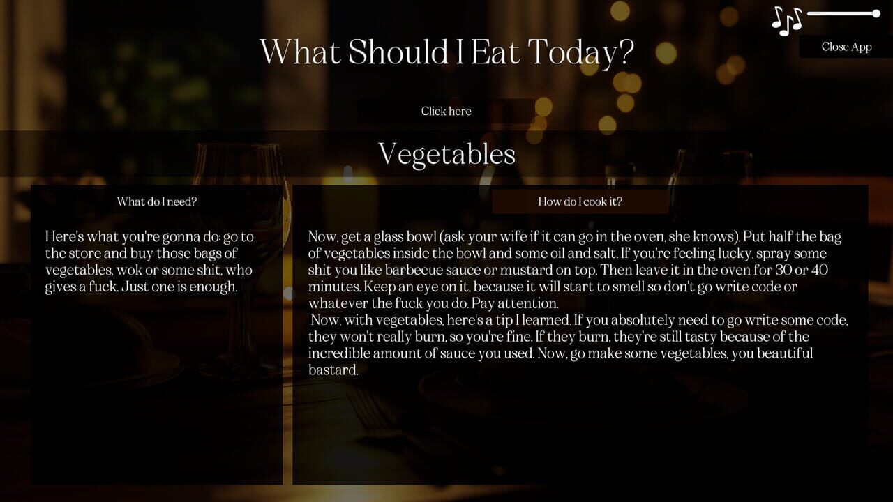 What Should I Eat — Screenshot 4