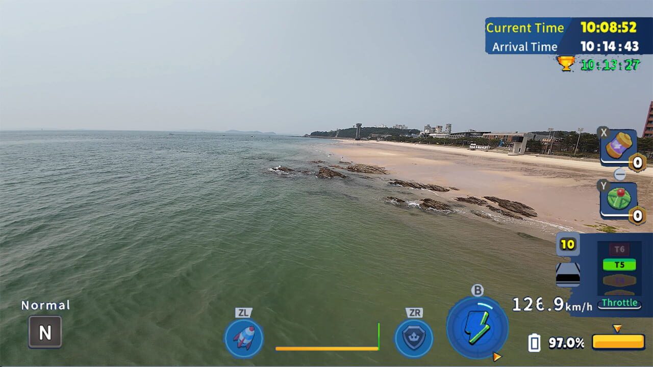 Korean Drone Flying Tour Daechon Beach — Screenshot 2