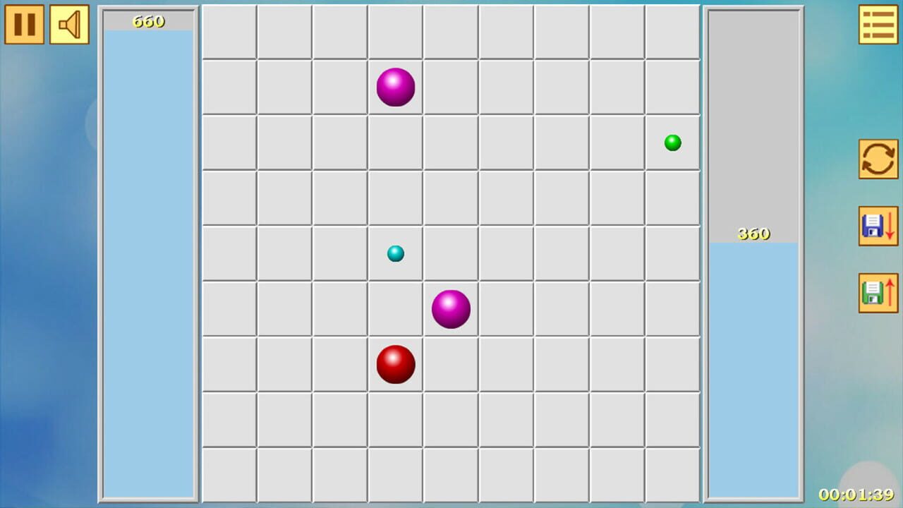 Lines of Balls — Screenshot 1