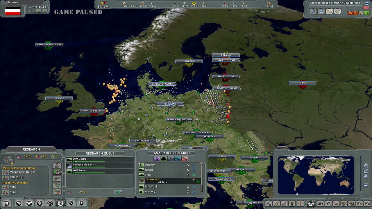 Supreme Ruler 2030: Supreme Ruler 1936 Remastered DLC — Screenshot 2