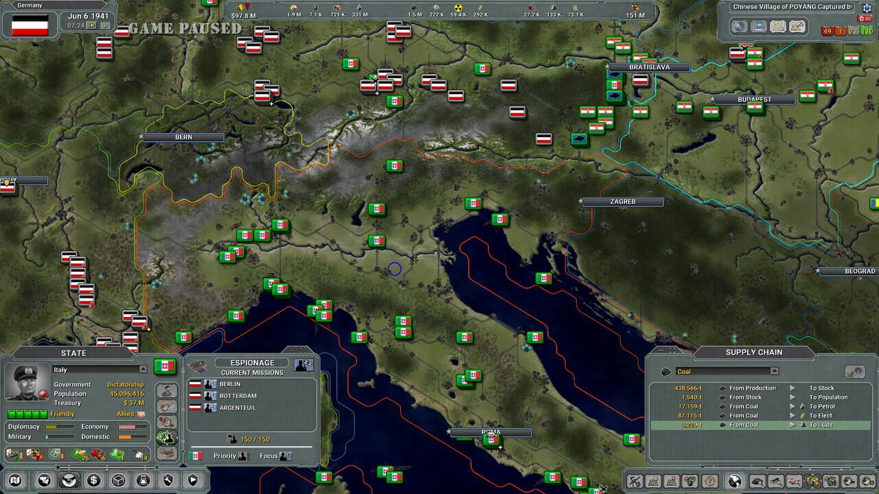 Supreme Ruler 2030: Supreme Ruler 1936 Remastered DLC — Screenshot 5