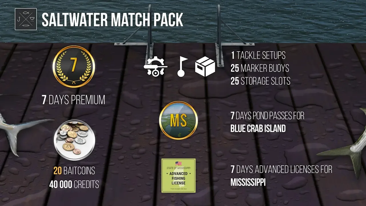 Fishing Planet: Saltwater Match Pack screenshot 1