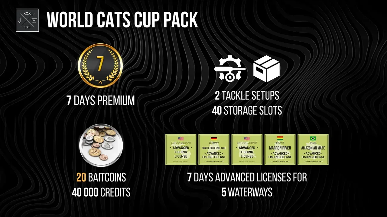 Fishing Planet: World Cats Cup Pack screenshot 1
