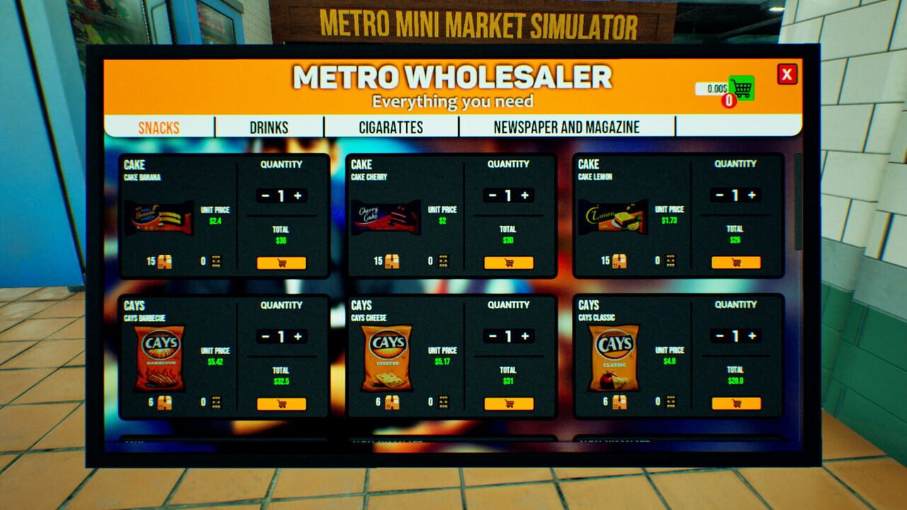 Metro Mini Market Simulator — Screenshot 3