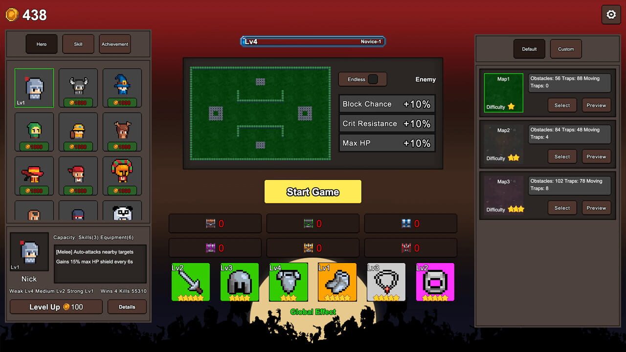 Hero Secret Realm Survivor Roguelike — Screenshot 1