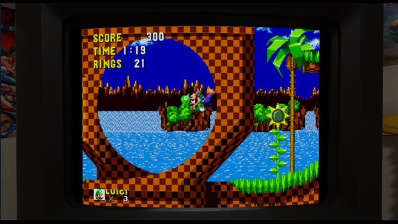 Luigi in Sonic the Hedgehog — Screenshot 3