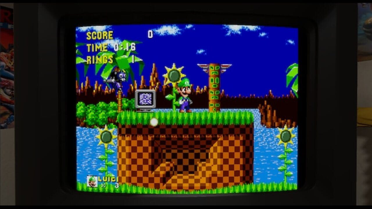 Luigi in Sonic the Hedgehog — Screenshot 4