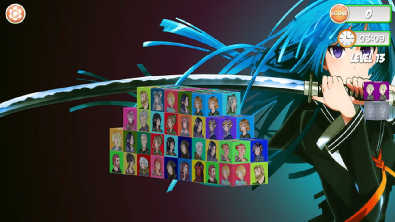 Mahjong Dimensions 3D: Fantasy Anime Screenshot 1