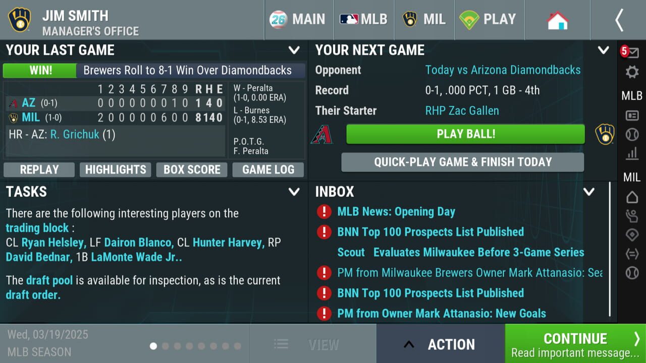 OOTP Baseball 26 Go! Image