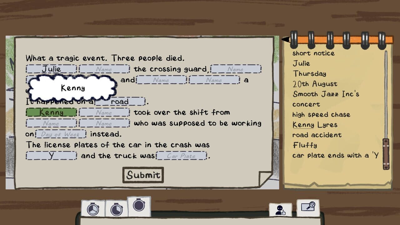 Detective Hindsight — Screenshot 1