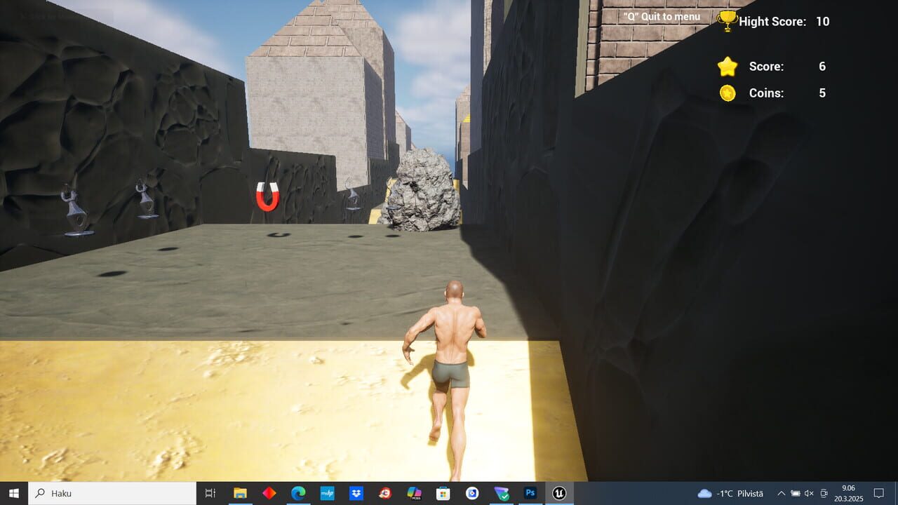 Man Without Clothes Runner — Screenshot 2