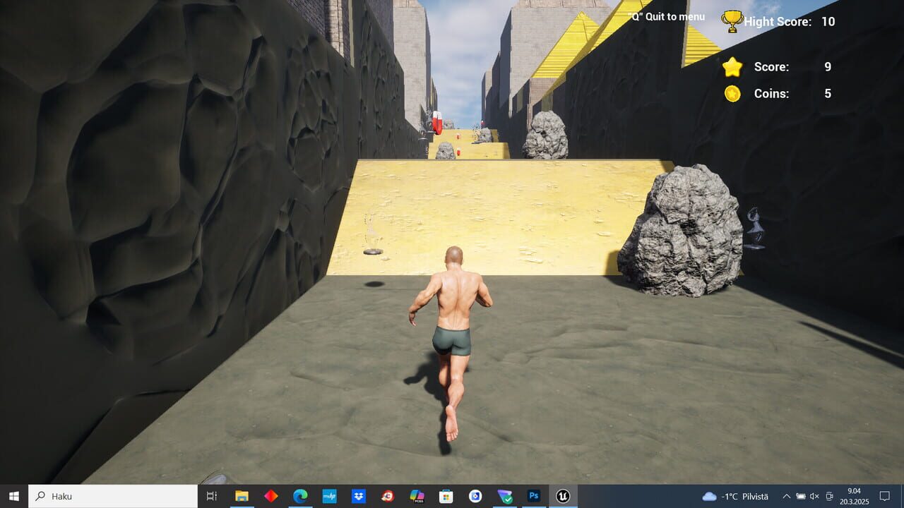Man Without Clothes Runner — Screenshot 3