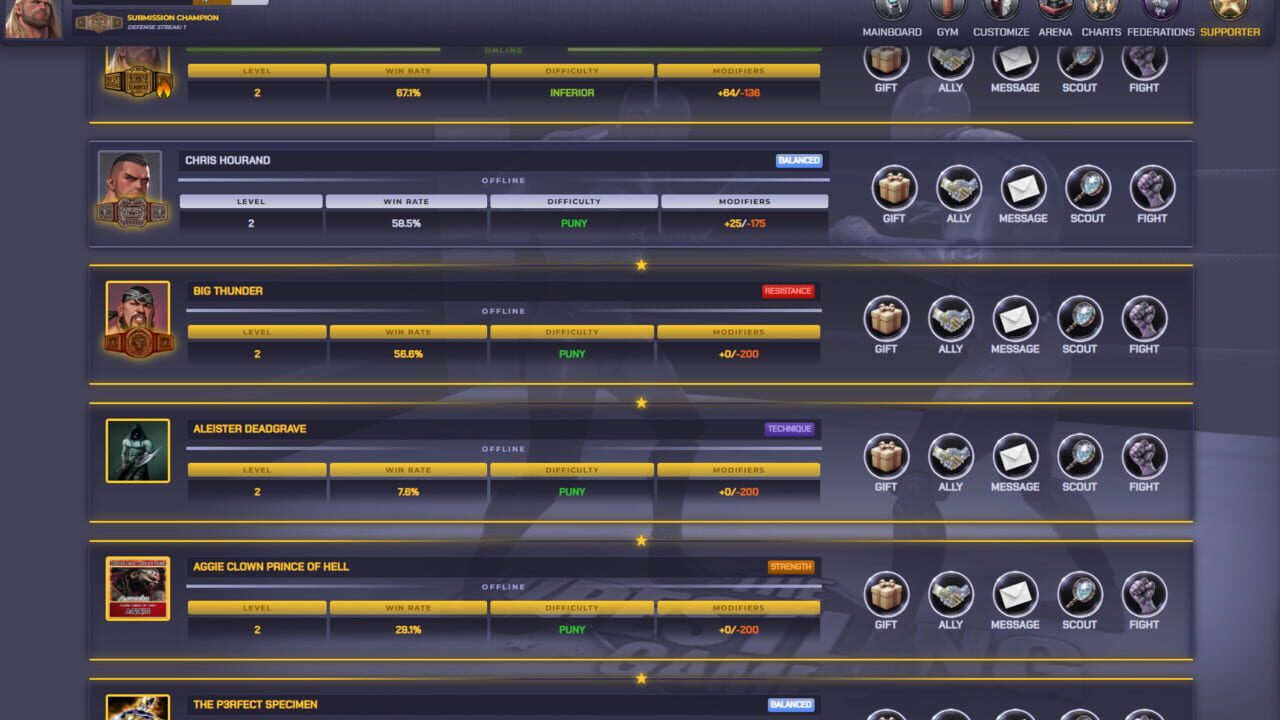 The Wrestling Game — Screenshot 4