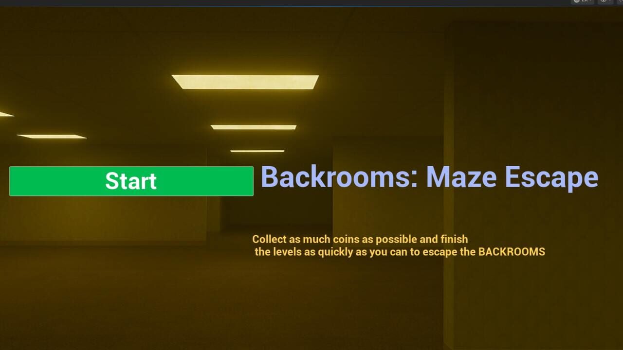The Backrooms: Maze Escape — Screenshot 1