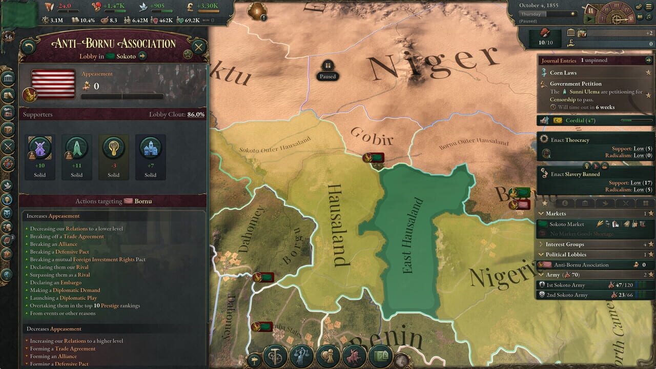 Victoria 3: Sphere of Influence Image