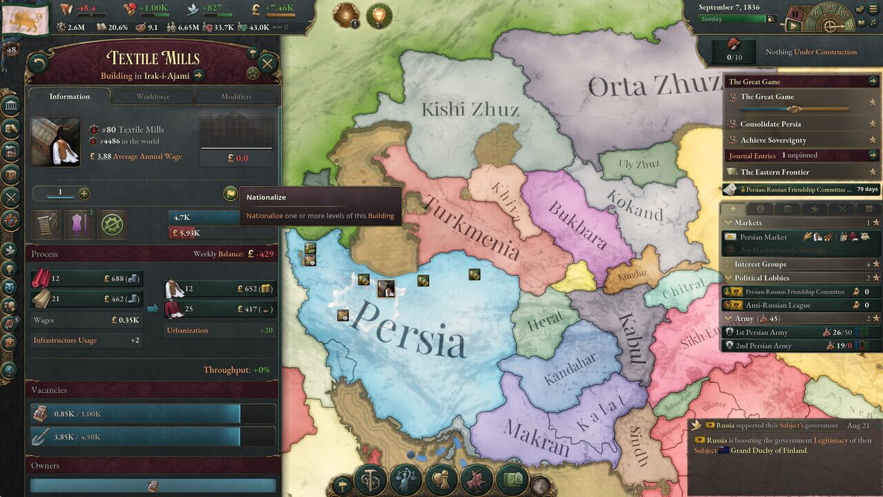 Victoria 3: Sphere of Influence Image