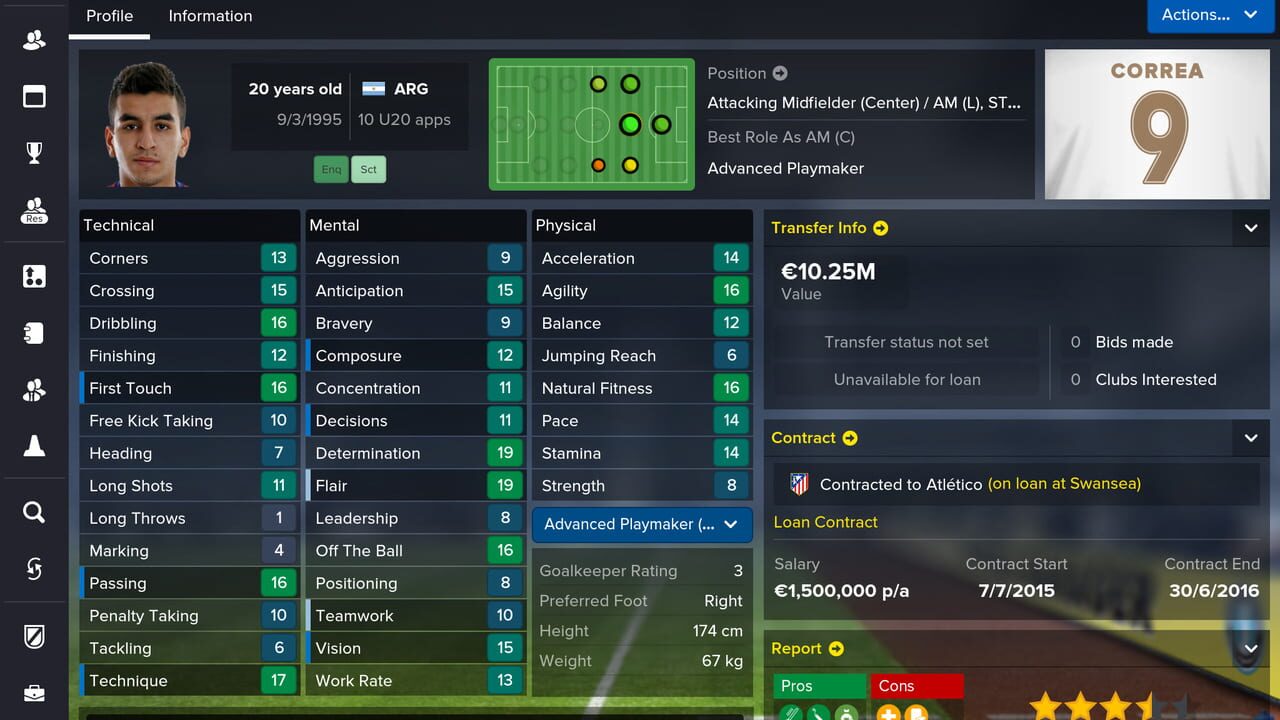 Football Manager Touch 2016 Screenshot 1