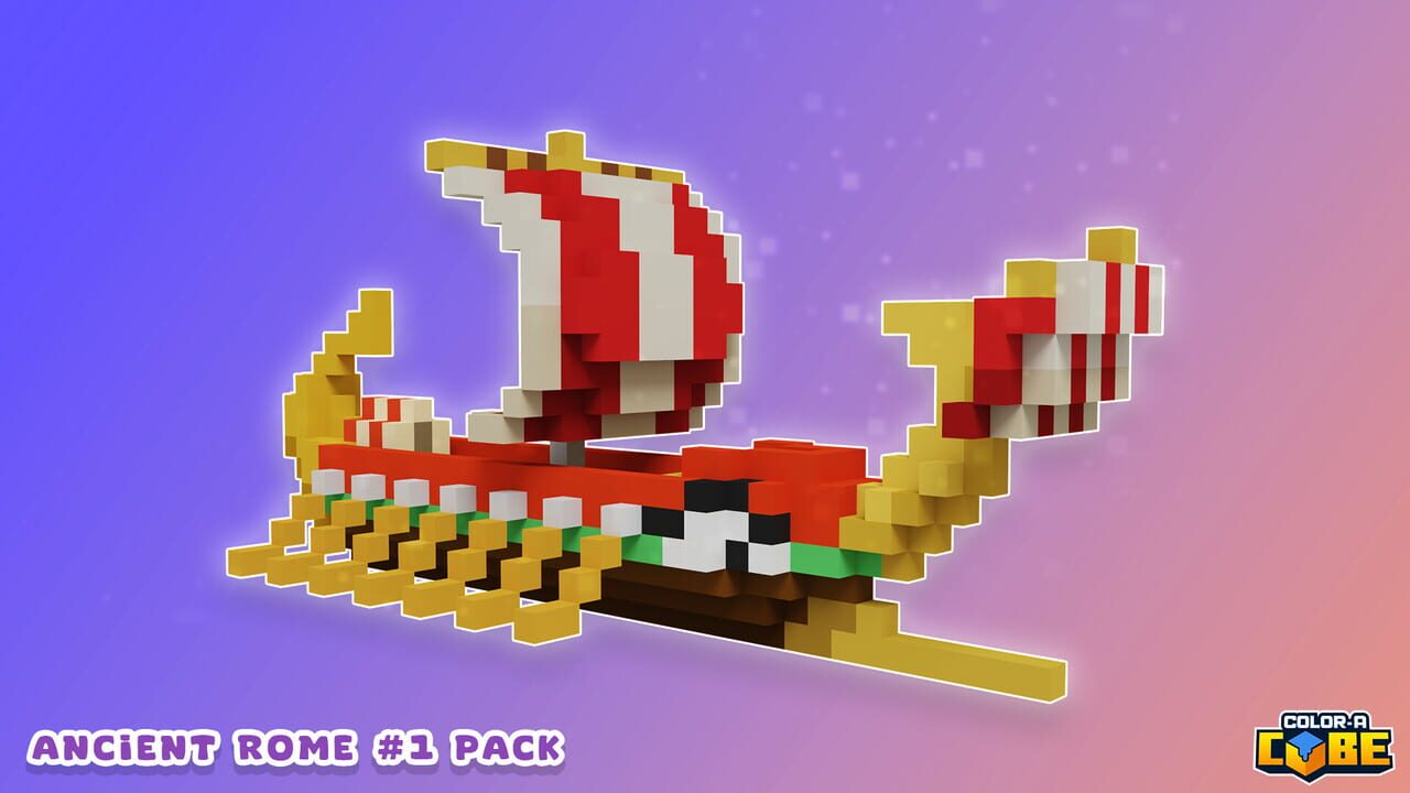 Color-A-Cube: Ancient Rome Pack #1 — Screenshot 4