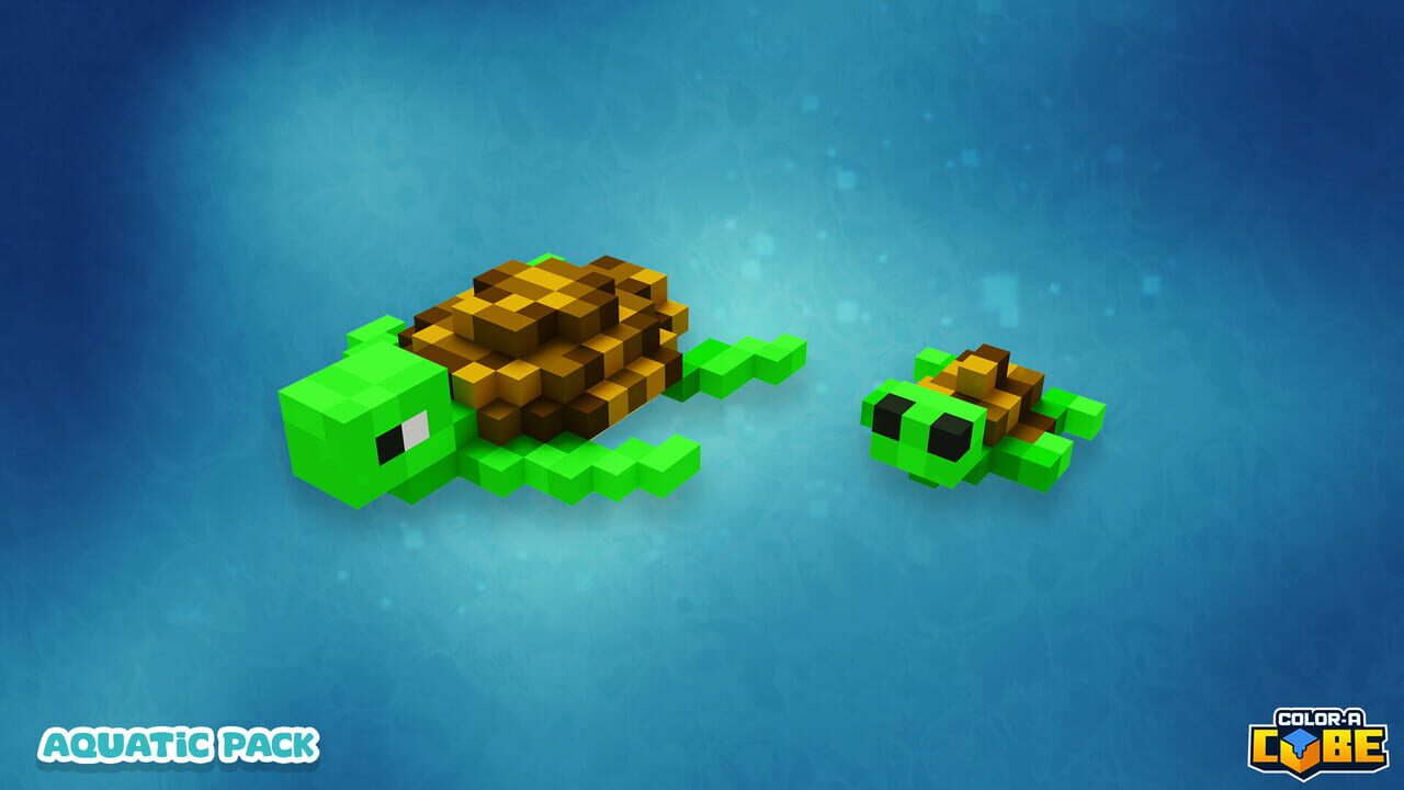 Color-A-Cube: Aquatic Pack #1 — Screenshot 4