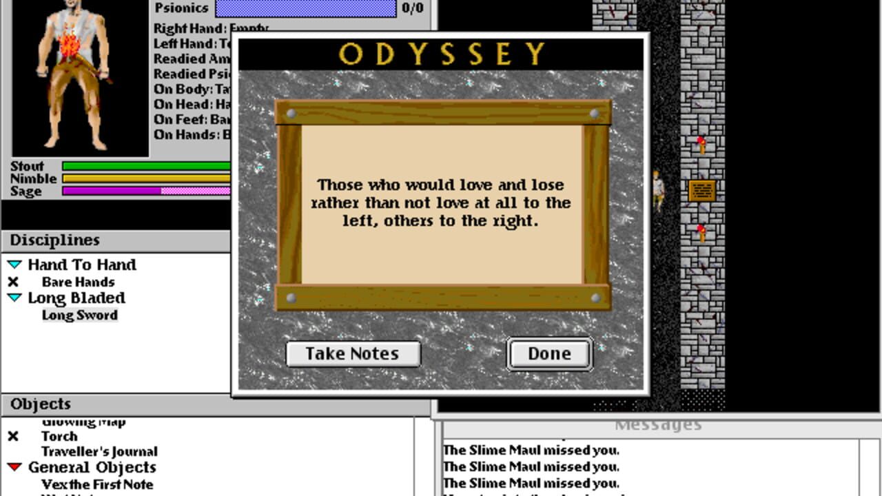 Odyssey: The Legend of Nemesis — Screenshot 3