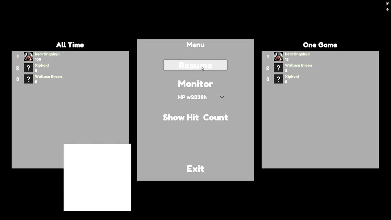 Cube Hits Corner Image