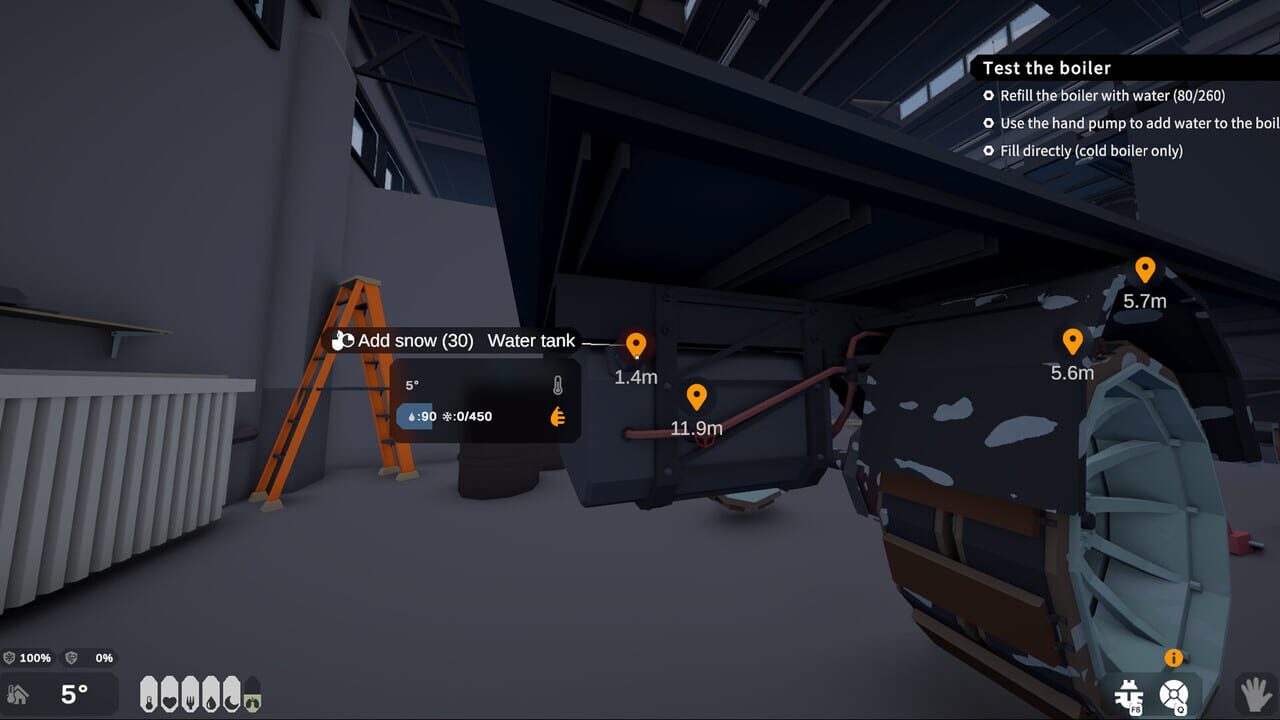 Snow Steam Trail screenshot 3