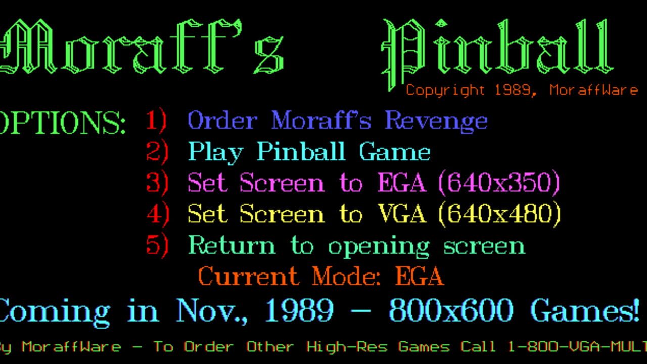 Moraff's Pinball Screenshot 1