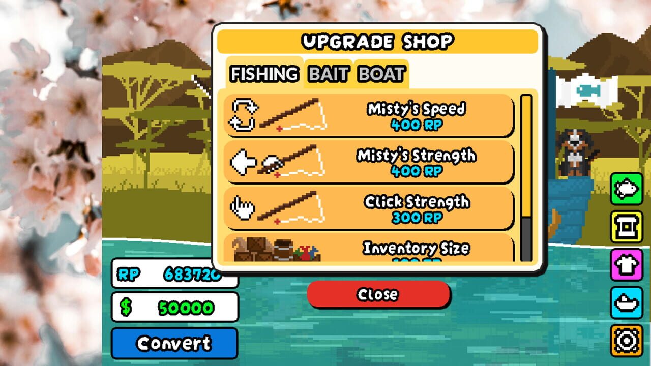Misty's Idle Fishing Image